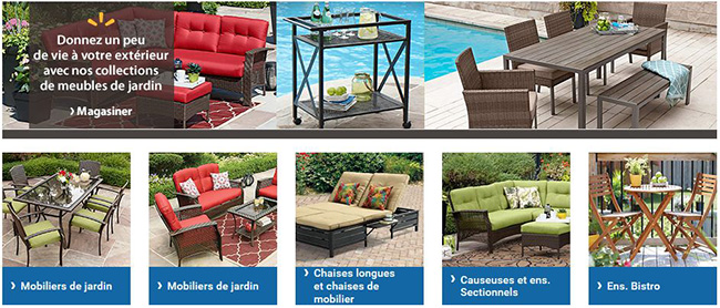 Meubles de Jardin Walmart