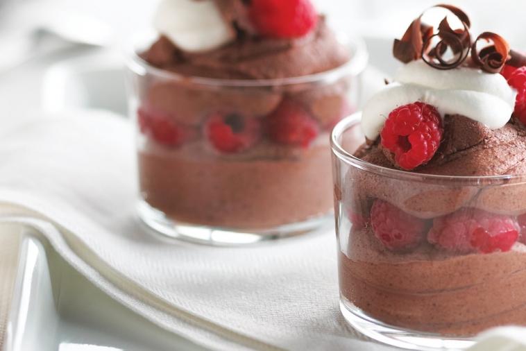 Mousse Au Chocolat Et Framboise