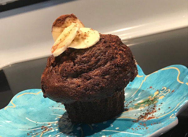 Muffin Chocolat Banane et Pépites de Chocolat 1