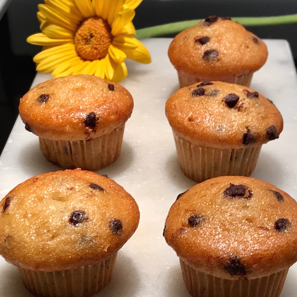 Muffins aux Bananes et Pépites de Chocolat  2