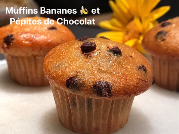 Muffins aux Bananes et Pépites de Chocolat 8