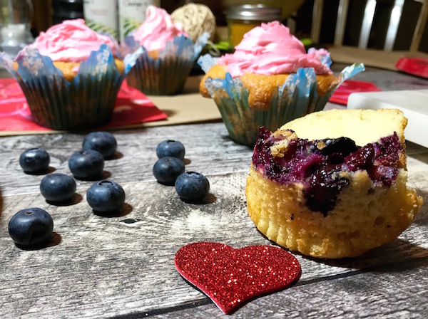 Muffins aux Bleuets pour la St-Valentin 6