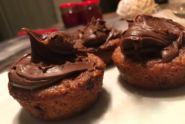  Muffins Chocolat, Canneberges, Framboises et Glaçage Chocolat 5