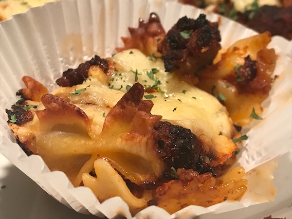 Muffins Macaroni Sauce à la Viande