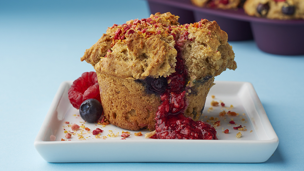 Recette Muffins Protéines Explosion de Fruits Circulaire en ligne