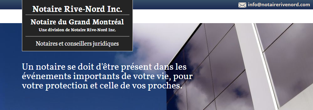 Notaire Rive-Nord Inc. en Ligne