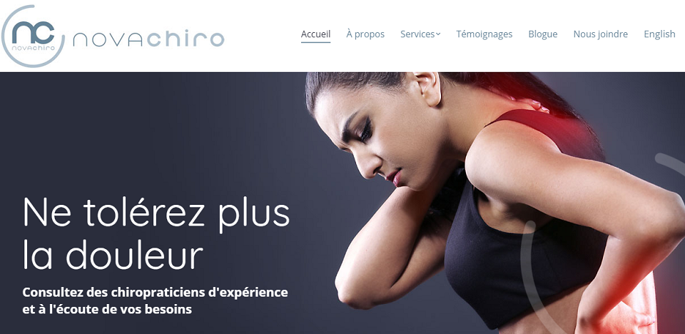 Nova Chiropratique en Ligne