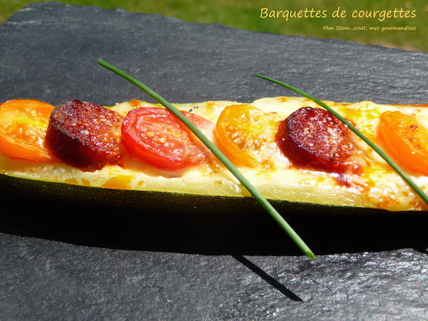 Barquettes Courgettes