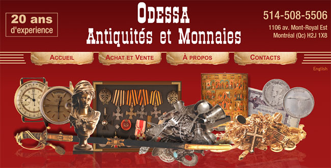 Odessa Antiquités et Monnaies Odessa Antiquités et Monnaies