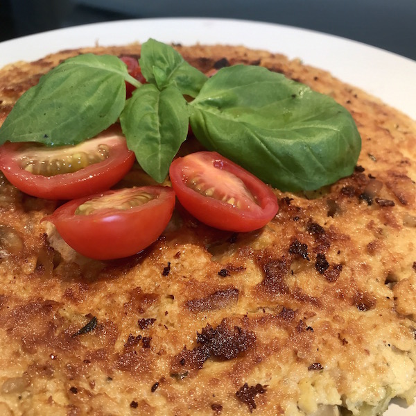 Omelette Champignons Oignons et Fromage 3