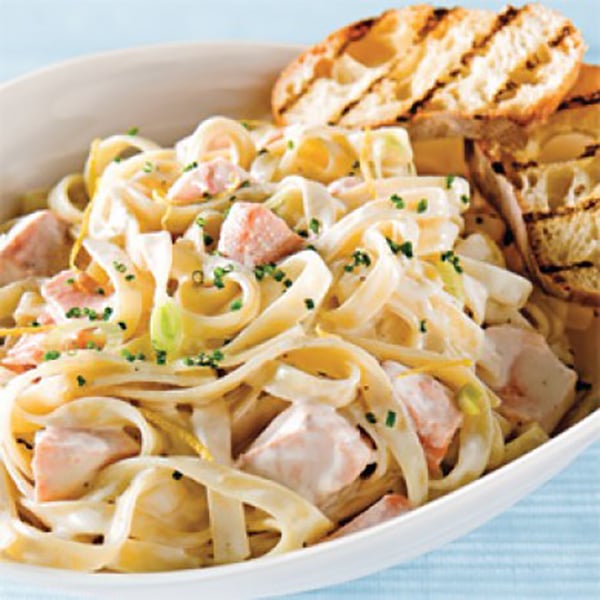 Pâtes au Saumon et Citron