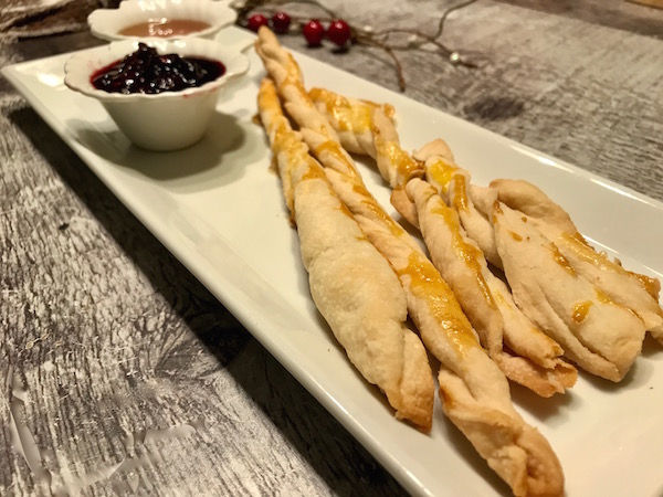 Petite Baguettes de Pâte aux Canneberges 1