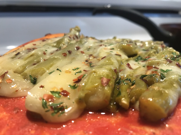 Pizza aux Asperges 6