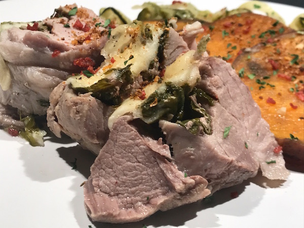 Porc Farci de Fromage et Épinards 2