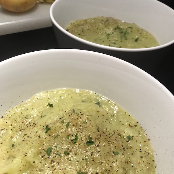 Potage au Chou et Zucchinis 4