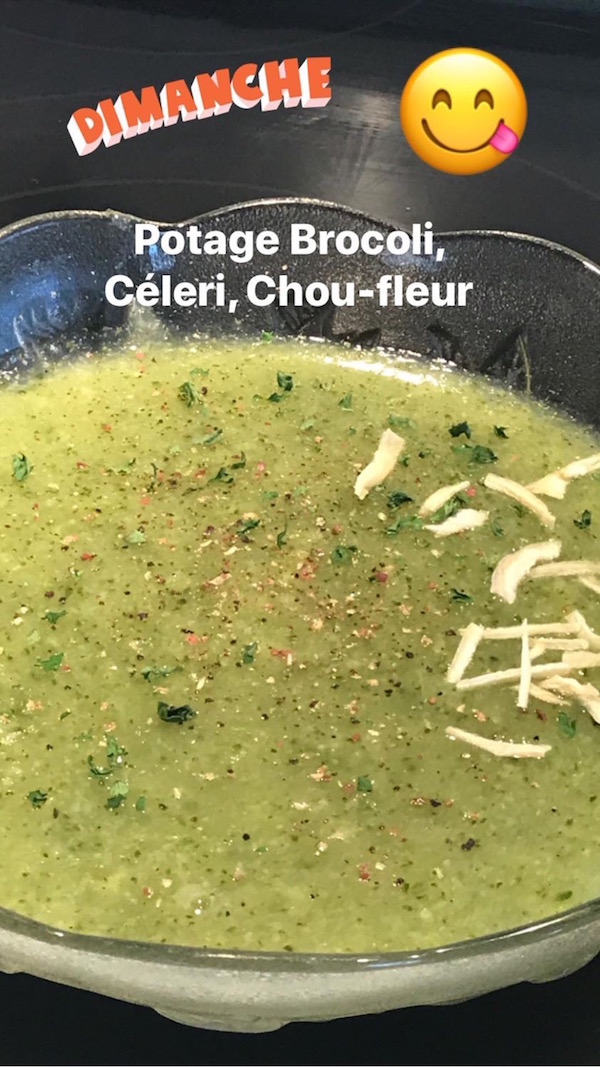 Potage Brocoli Celeri et Chou fleur