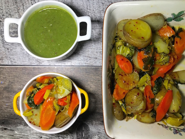 Potage Brocolis Carottes et Poireaux