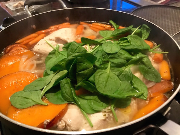 Poulet avec Légumes pour la St-Valentin 2