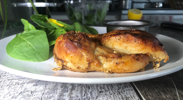 Poulet Croustillant avec Sirop D'érable Cuit au Four 5