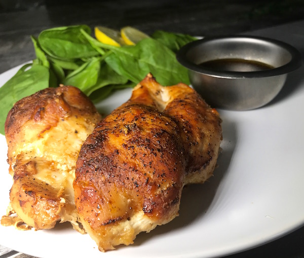 Poulet Croustillant avec Sirop D'érable Cuit au Four