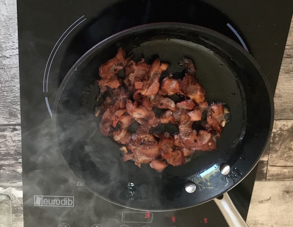 Poulet et Pâte Savoureuse ( bacon )