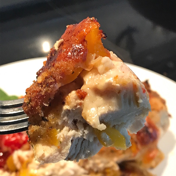 Poulet Farci aux Légumes et Fromage 3