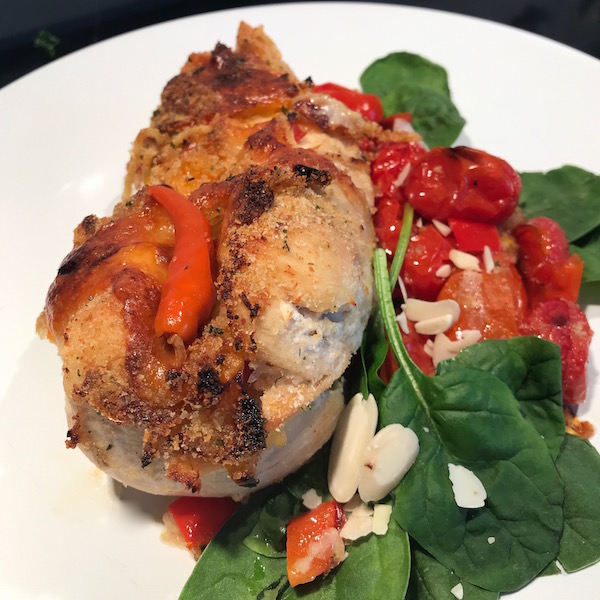 Poulet Farci aux Légumes et Fromage 5