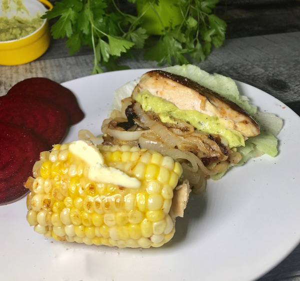 Poulet Farci de Guacamole et D'oignons Caramélisés 5