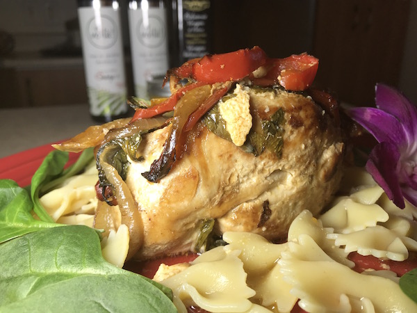 Poulet Farci de Légumes et Fromage 3