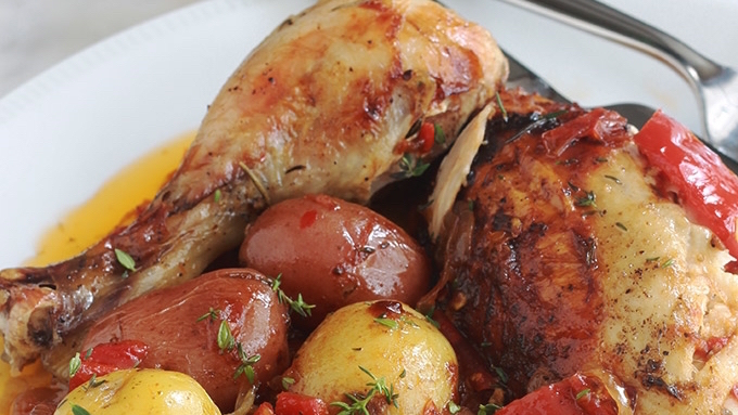 Poulet Rôti en Cocotte au Four