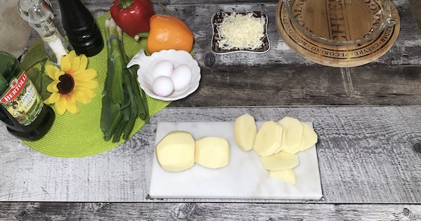 Quiche de Légumes sur Croûte de Pommes de Terre 