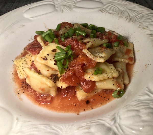 Ravioli au Fromage Sauce Tomates 3