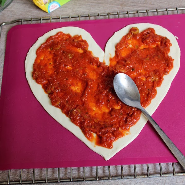 Repas de Saint-Valentin en 30min Pizza D'amour 3