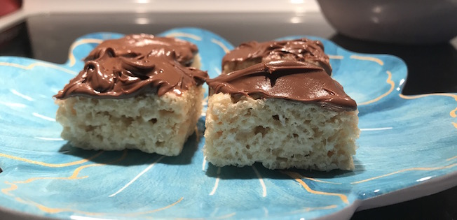 Rice Krispies au Nutella 1