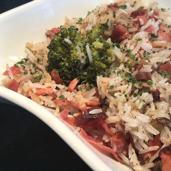  Riz Basmati, Brocoli et Saucisses 8