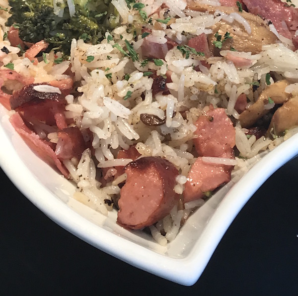  Riz Basmati, Brocoli et Saucisses 9