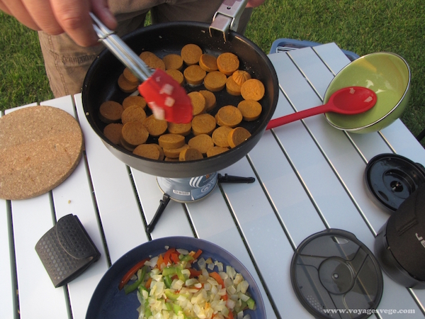 Riz Express aux Saucisses Végé 1