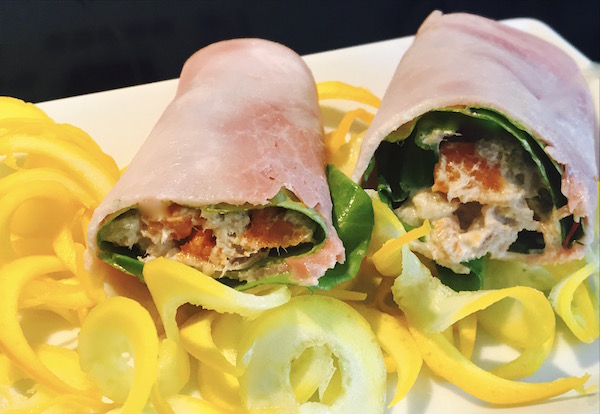 Roulé de Jambon Forêt Noire et Salade de Macédoine 1