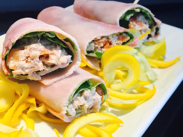 Roulé de Jambon Forêt Noire et Salade de Macédoine 2