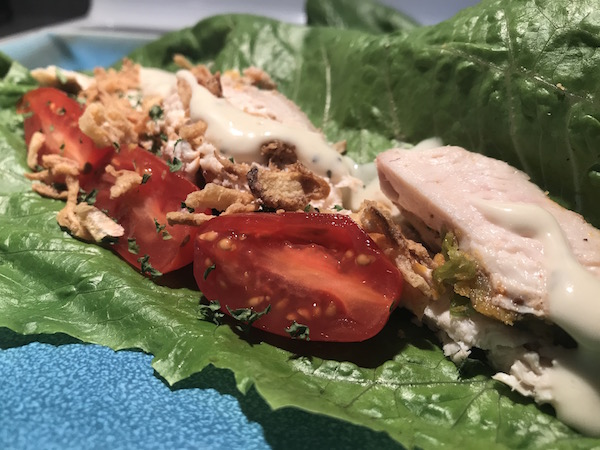 Roulés de Laitue au Poulet 3