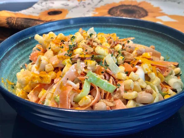 Salade de Carottes Râpées et Maïs en Grain 8