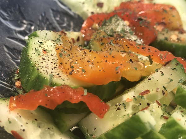 Salade de Concombres et de Poivrons Marinés 5