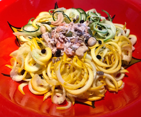 Salade de Courgettes en Spirale avec du Thon 5