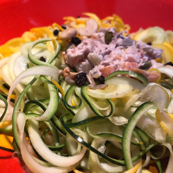 Salade de Courgettes en Spirale avec du Thon 6