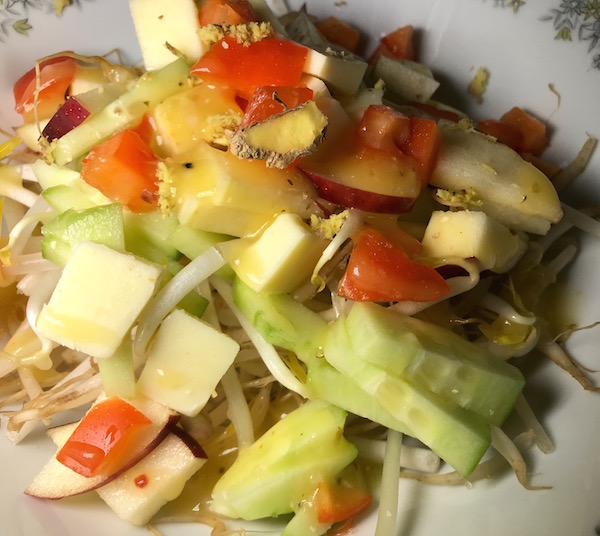 Salade de Fèves Germées et Légumes 10