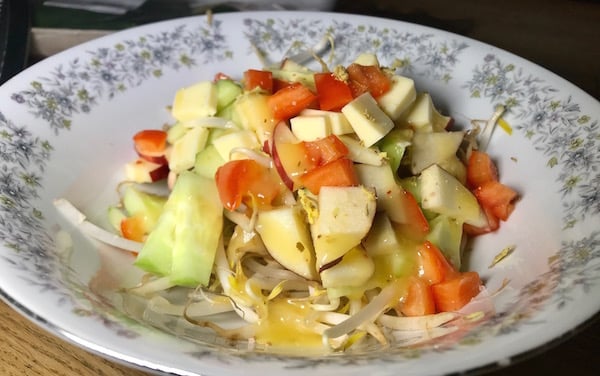 Salade de Fèves Germées et Légumes 5