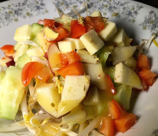 Salade de Fèves Germées et Légumes 8