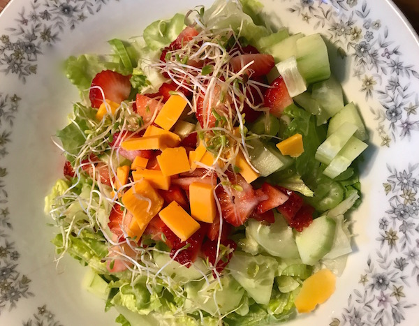 Salade de Fraises et de Concombres 5