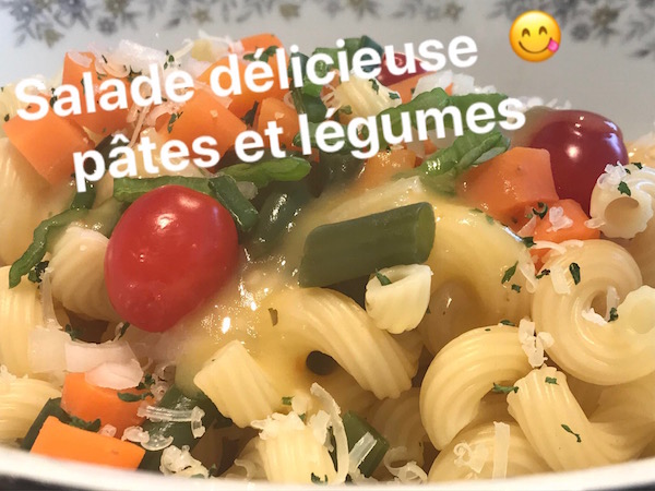 Salade de Pâtes Légumes et Fromage 09