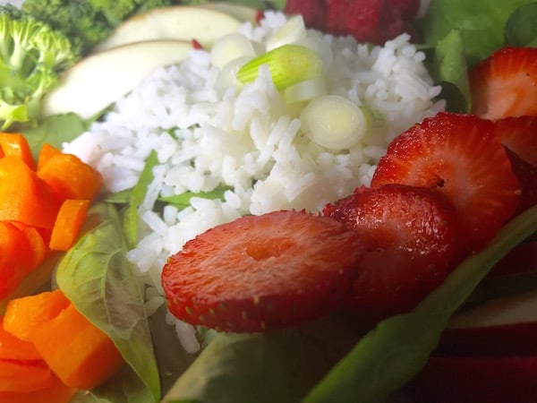  Salade de Riz Santé Légumes et Fruits 2